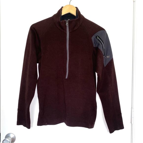 Outdoor Research Men's Revo Wool Blend Pullover Sweater - Picture 2 of 8